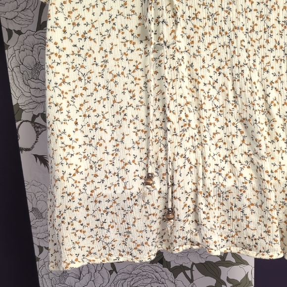 Anama Blue and Cream Patterned Tunic - Picture 8 of 9